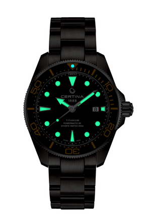 Relógio Certina DS Action Diver 43 mm Powermatic 80 - C032.607.44.051.00