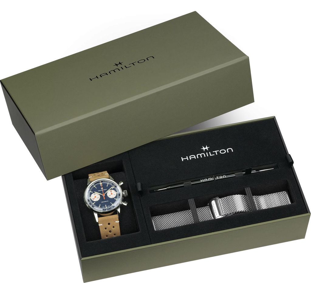 Relógio Hamilton American Classic Intra-matic Chronograph H 40mm - H38429541