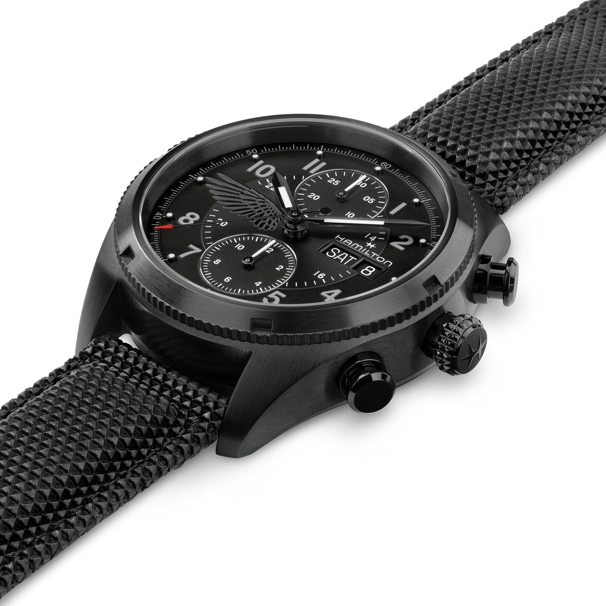 Relógio Hamilton Khaki Field Auto Chrono Resident Evil Requiem Limited Edition