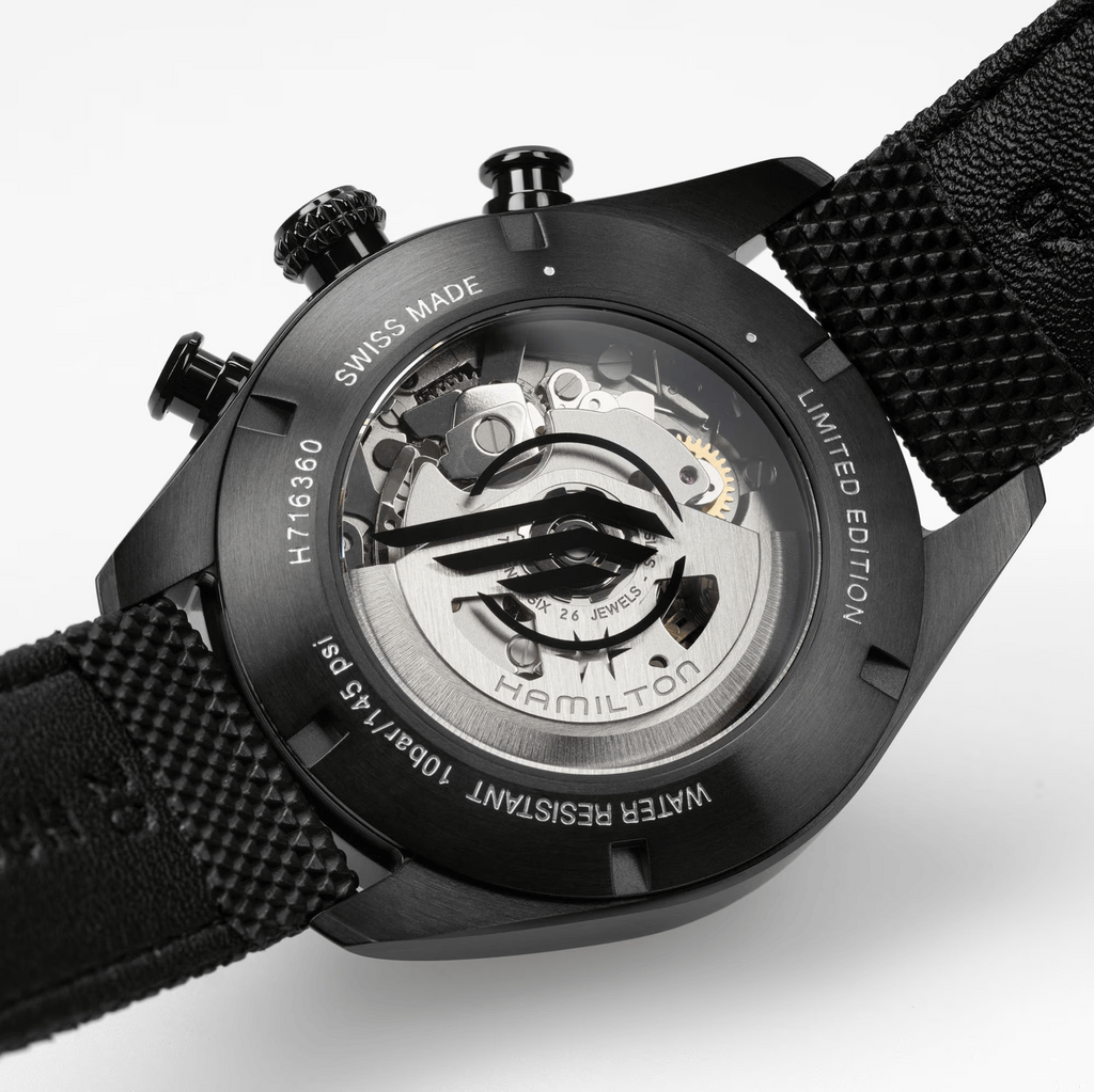 Relógio Hamilton Khaki Field Auto Chrono Resident Evil Requiem Limited Edition