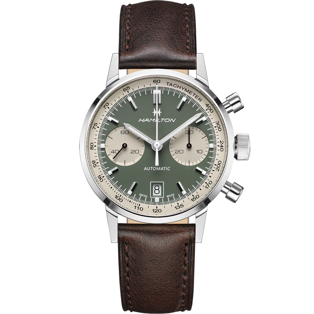 Relógio Hamilton American Classic Intra-Matic Automatico Chrono 40mm - H38416560