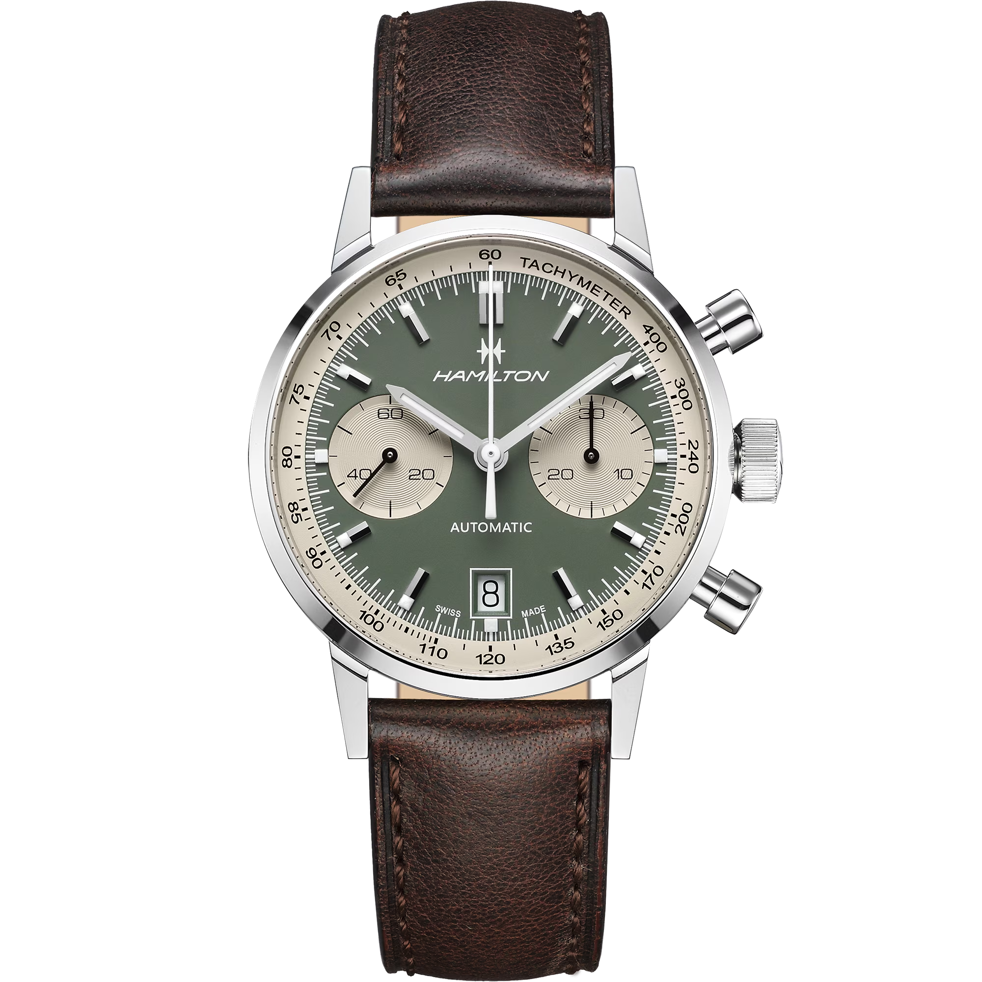 Relógio Hamilton American Classic Intra-Matic Automatico Chrono 40mm - H38416560