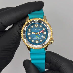Relógio Citizen Aqualand Marine Azul Turquesa - BN0162-02X