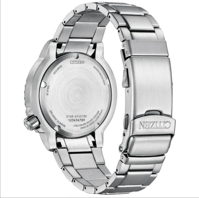 Relógio Citizen Aqualand Marine Green Aço - BN0158-85X