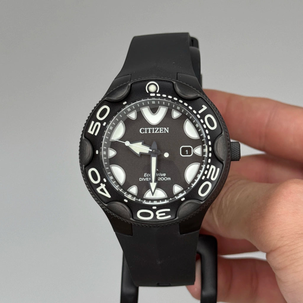 Relogio Citizen New Orca Full Black- BN0235-01E