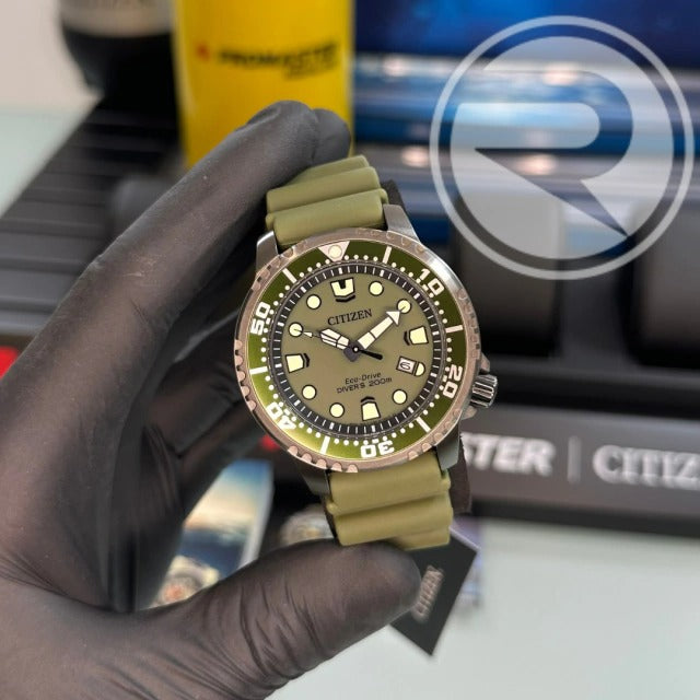 Reloj Citizen Aqualand Marine Verde - BN0157-11X