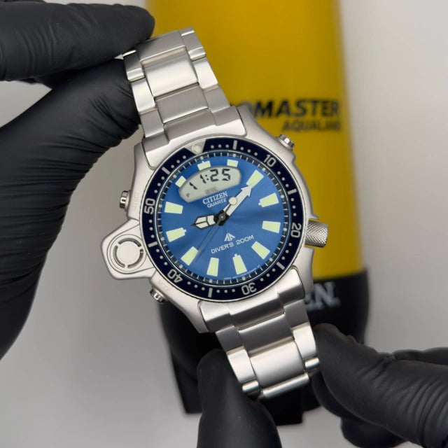 Relógio Citizen Aqualand I Relançamento Azul - JP2000-67L