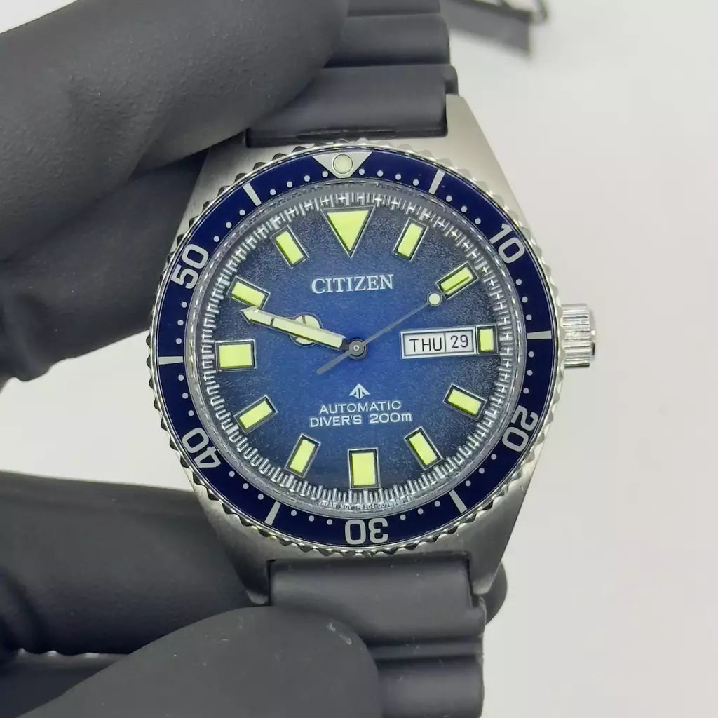 Relógio Citizen Automatic Azul - NY0129-07L