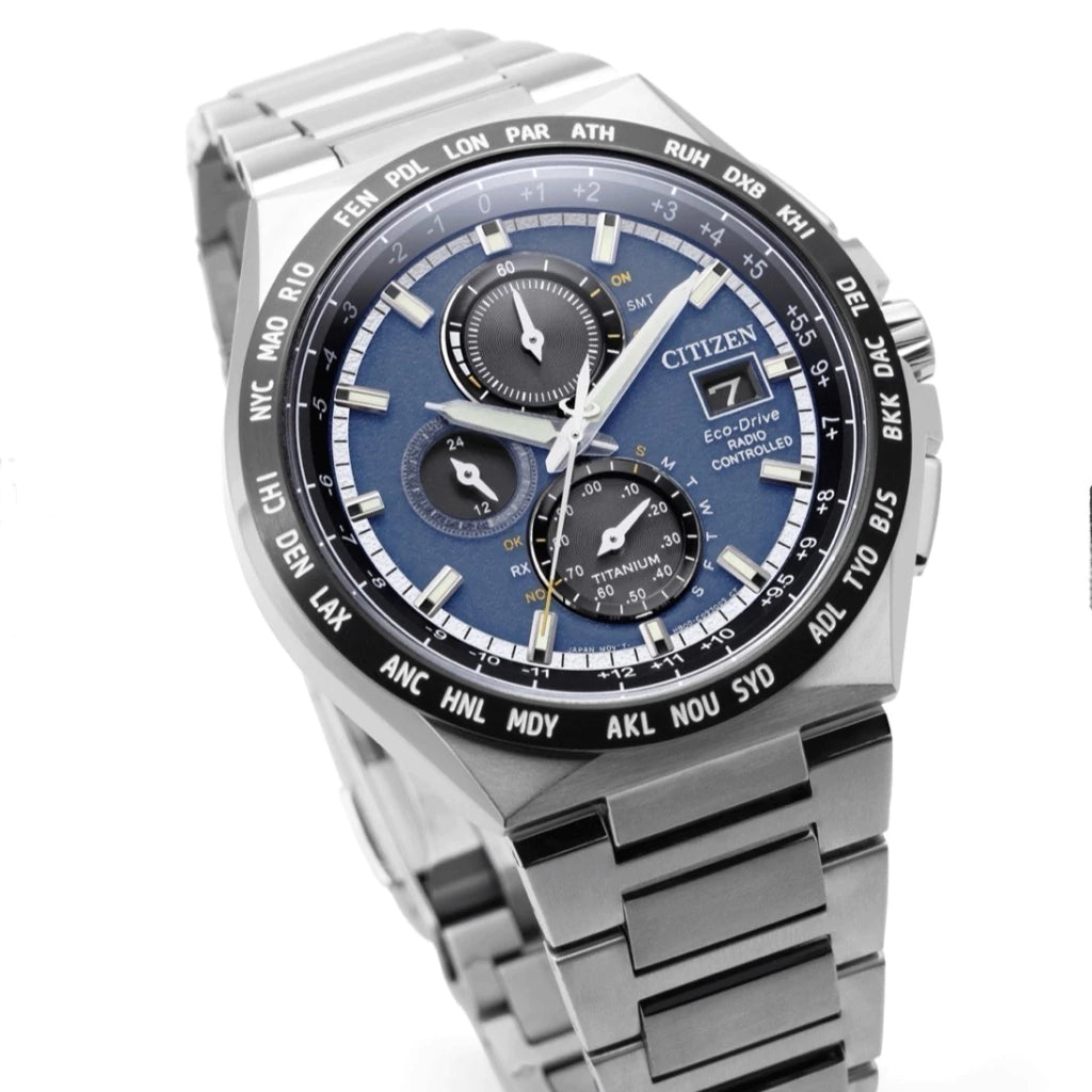 Reloj Citizen Radio Controlled H800 Súper Titanio - AT8238-84L