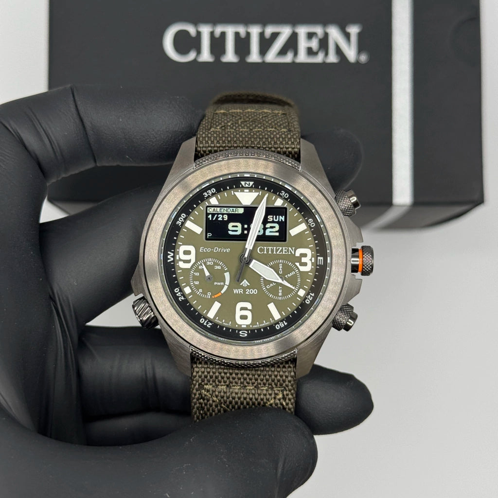 Relógio Citizen Eco Drive Land - JV1005-02w