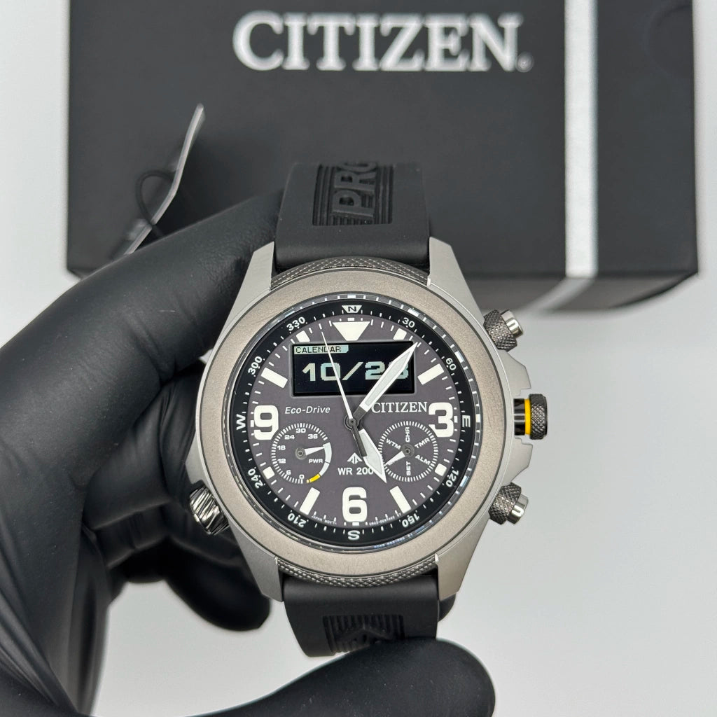 Relógio Citizen Eco Drive Land - JV1007-07e