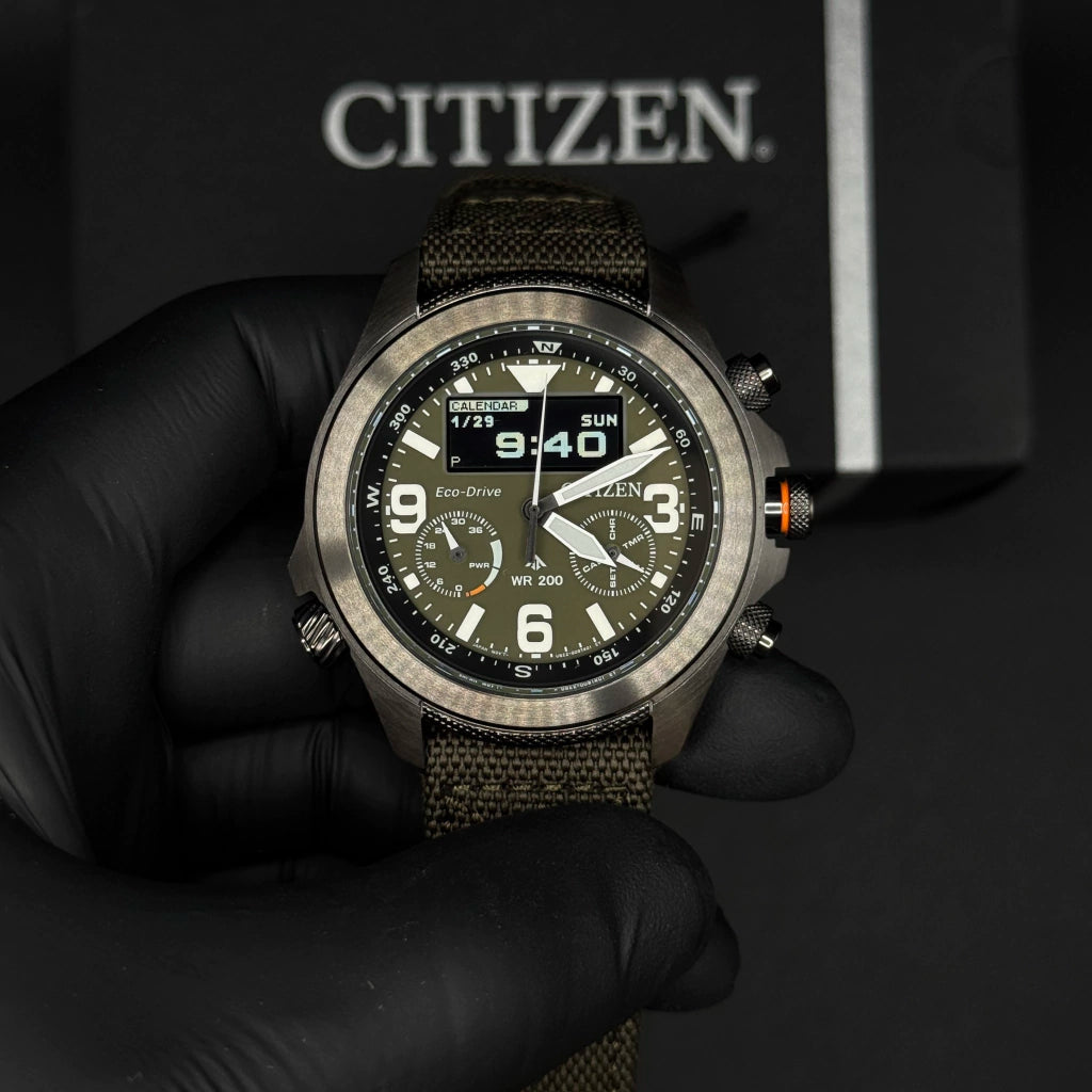 Citizen Eco-Drive Land Watch - JV1005-02w
