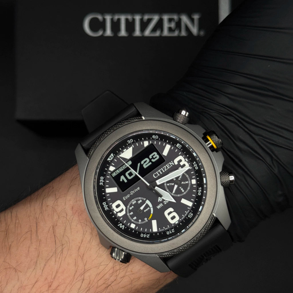 Relógio Citizen Eco Drive Land - JV1007-07e