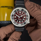 Reloj Citizen Aqualand Marine 300m Rojo E365 - BN1024-01z