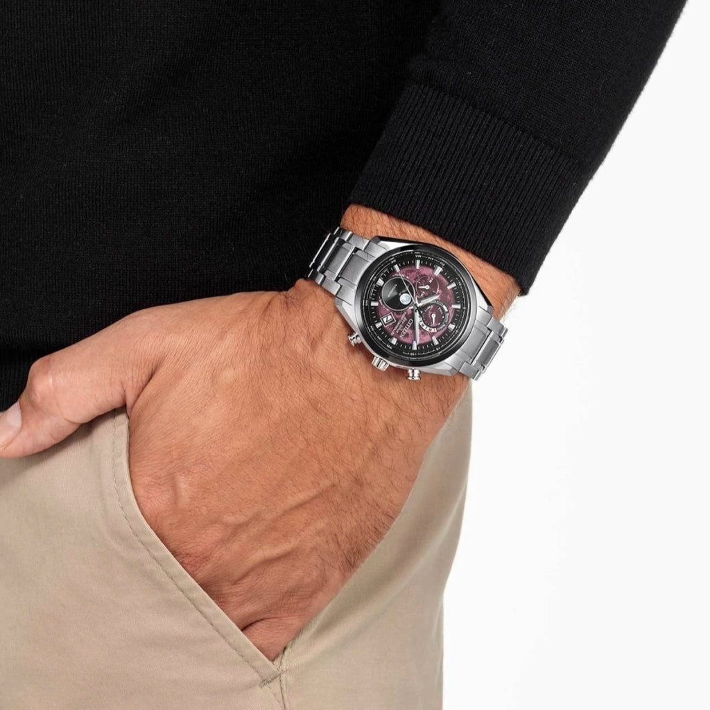 Relógio Citizen Radio Controlled Tsuki-yomi MoonPhase - BY1018-80X