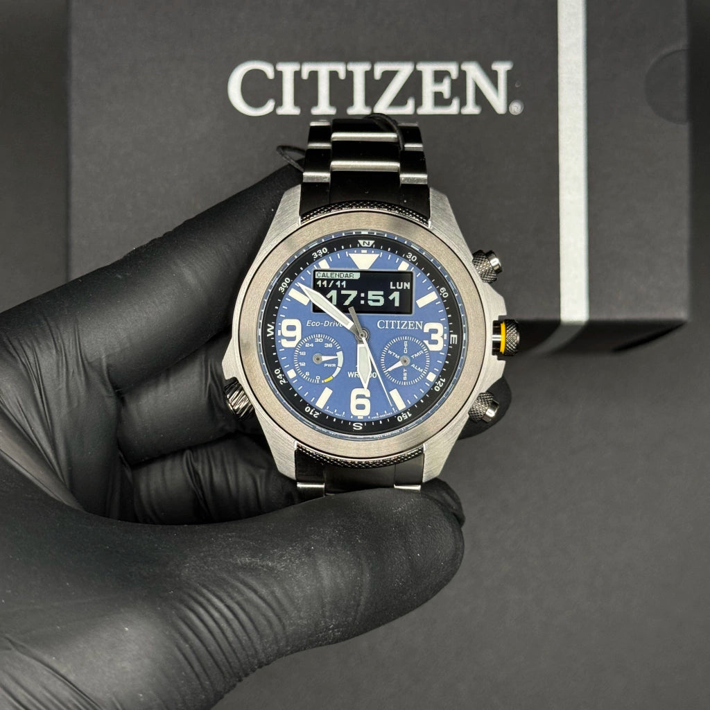 Relógio Citizen Eco Drive Land - JV1006-51l