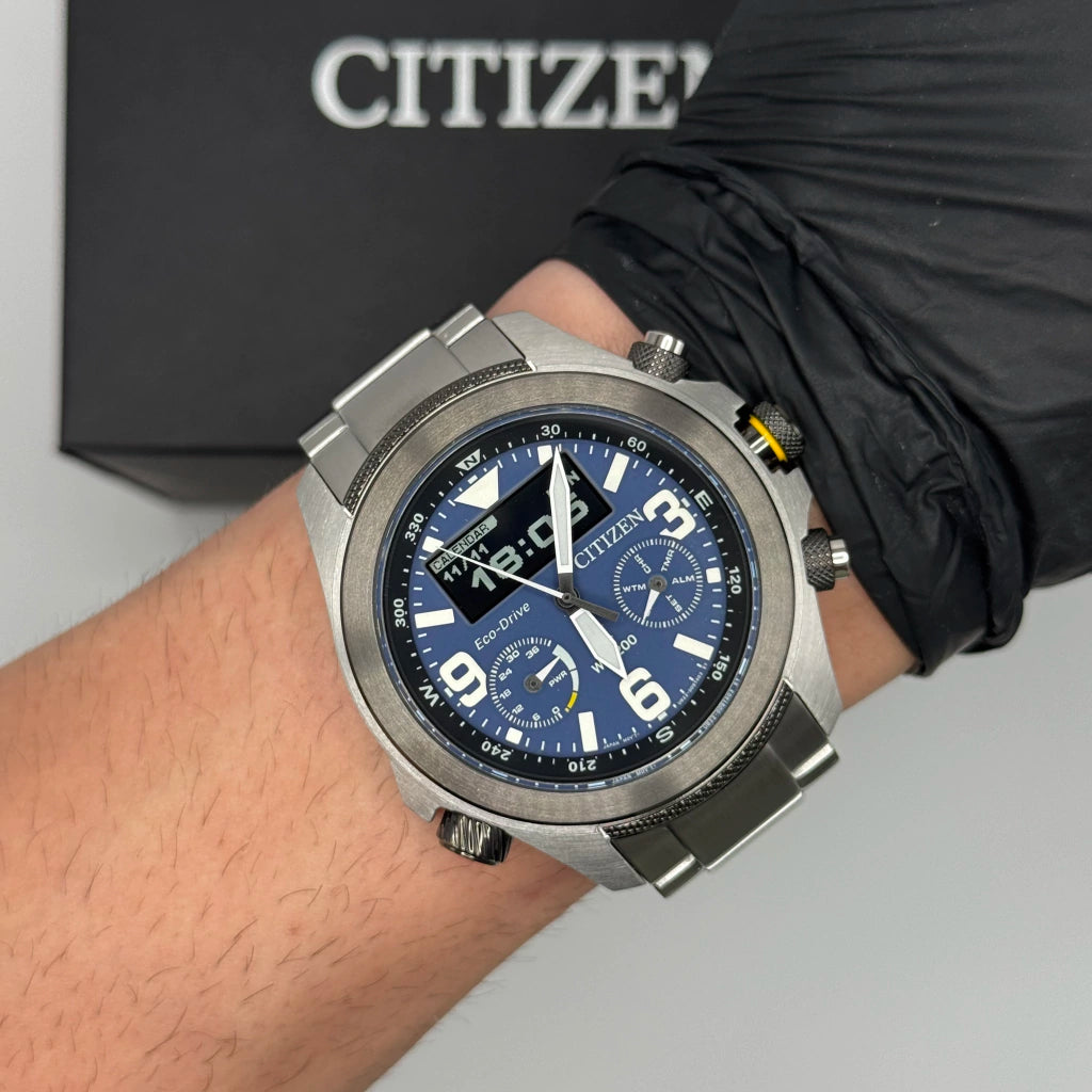 Relógio Citizen Eco Drive Land - JV1006-51l