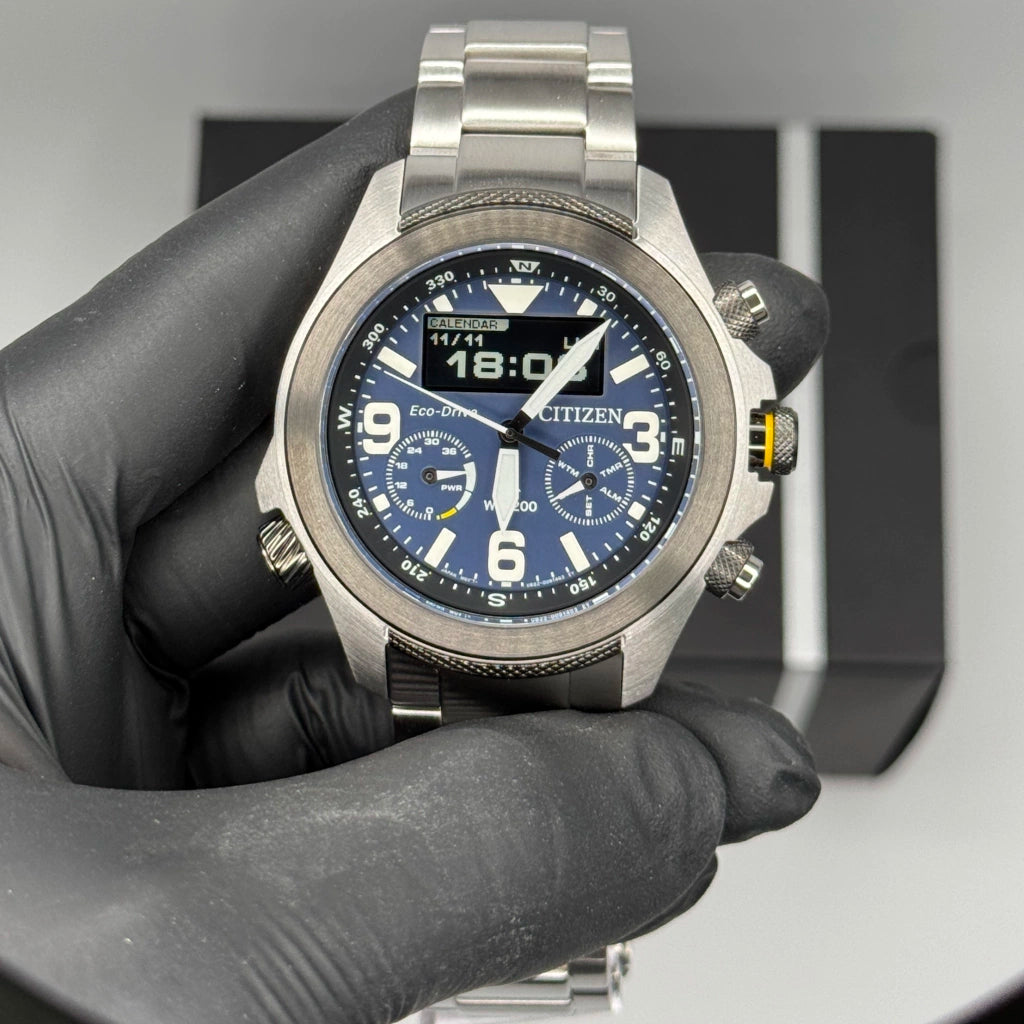 Relógio Citizen Eco Drive Land - JV1006-51l