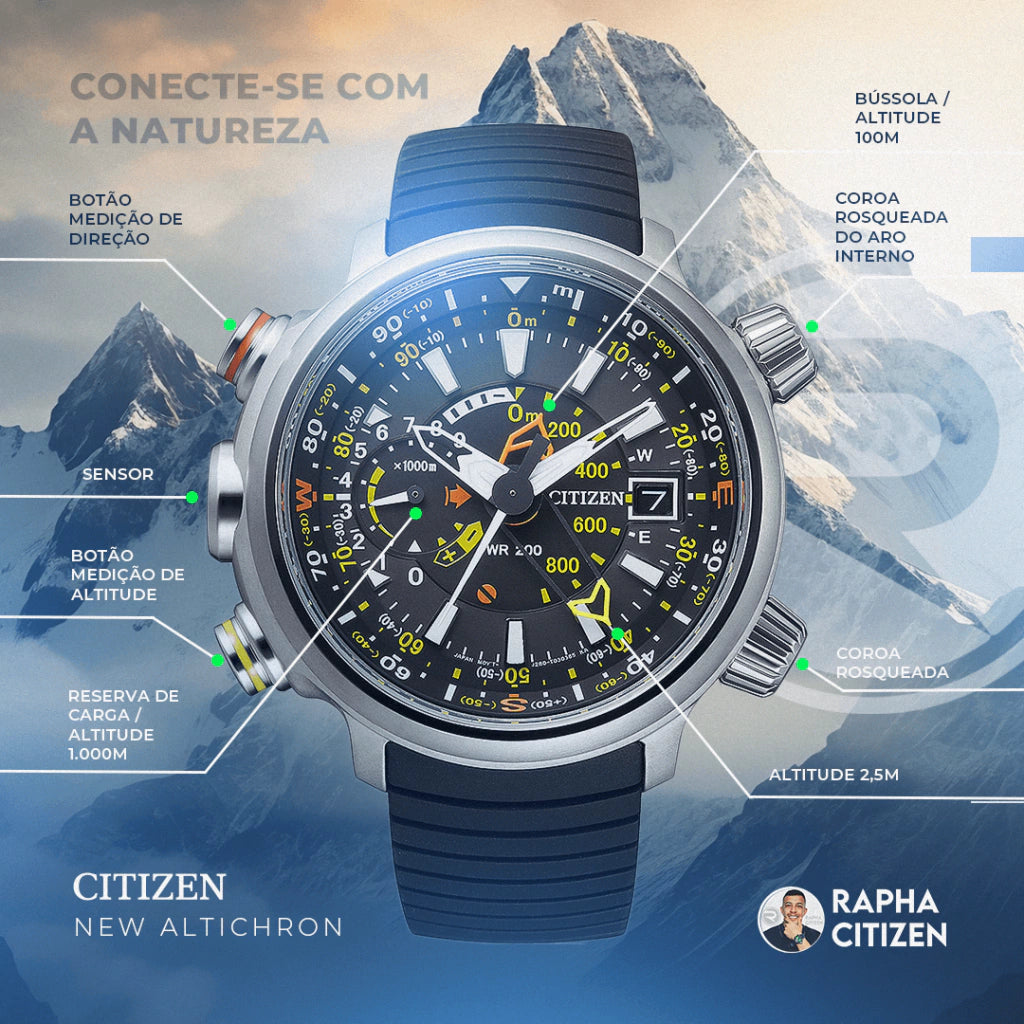 Relógio Citizen New Altichron - BN4021-02e