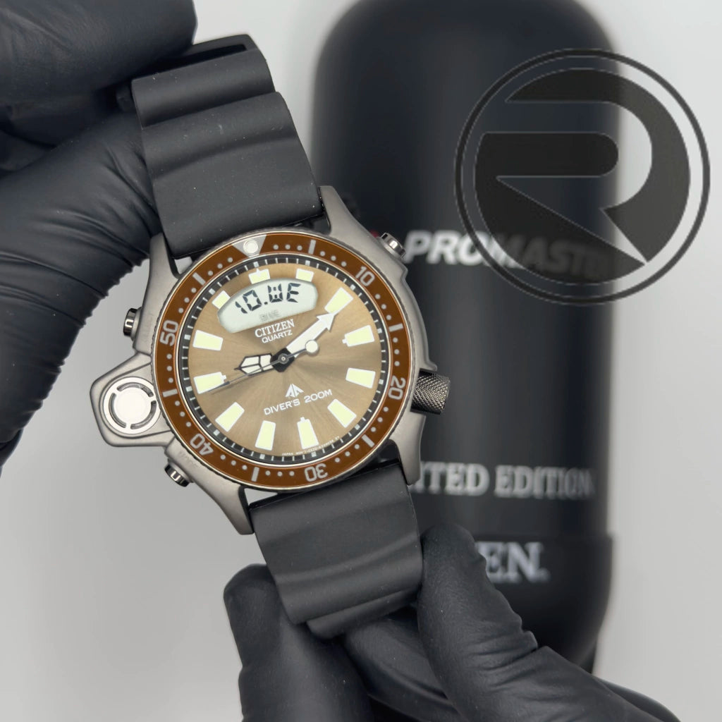 Citizen Aqualand I Reissue Brown Limited Edition Watch - JP2007-17Y