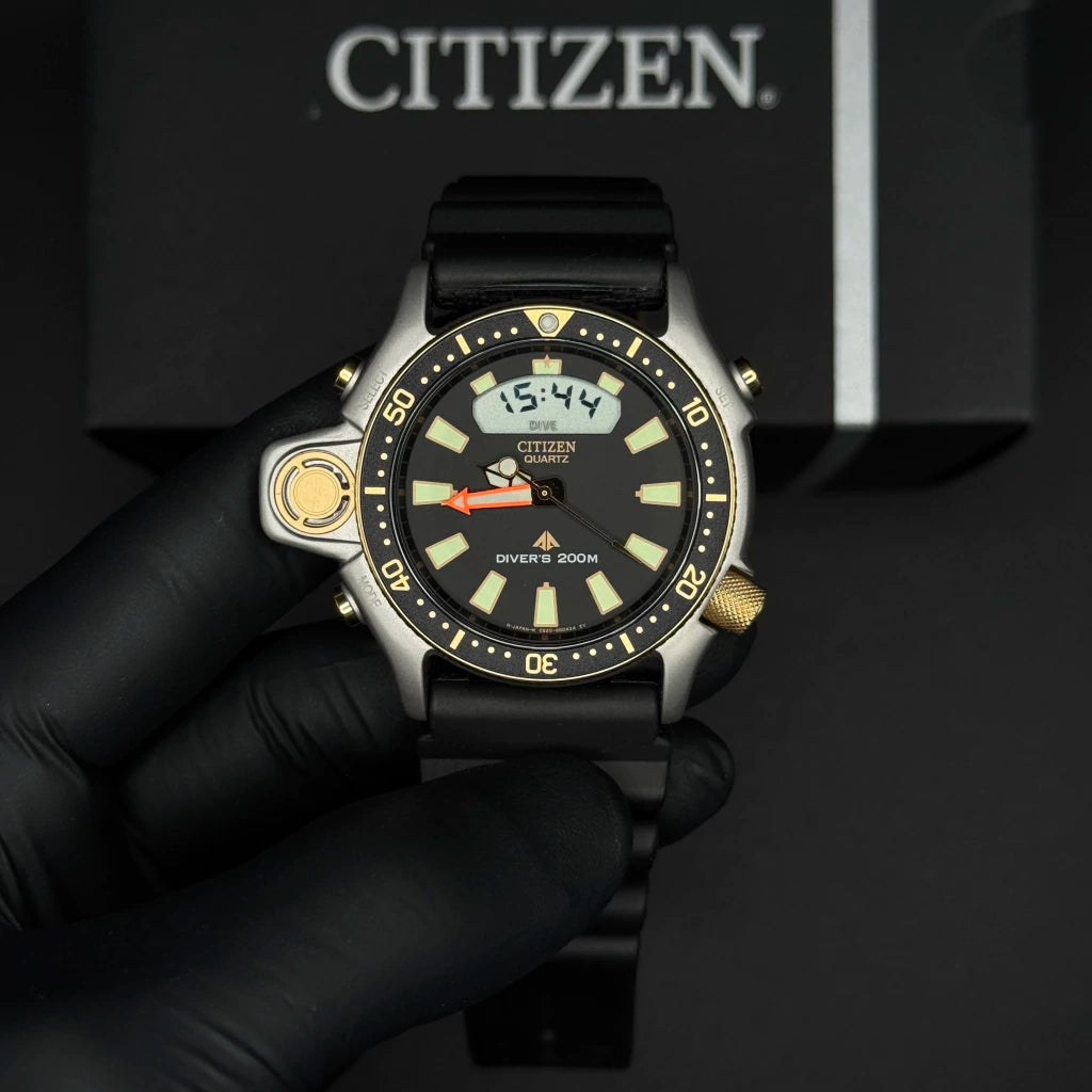 Relógio Citizen Aqualand I Relançamento Serie Ouro - JP2004-07e