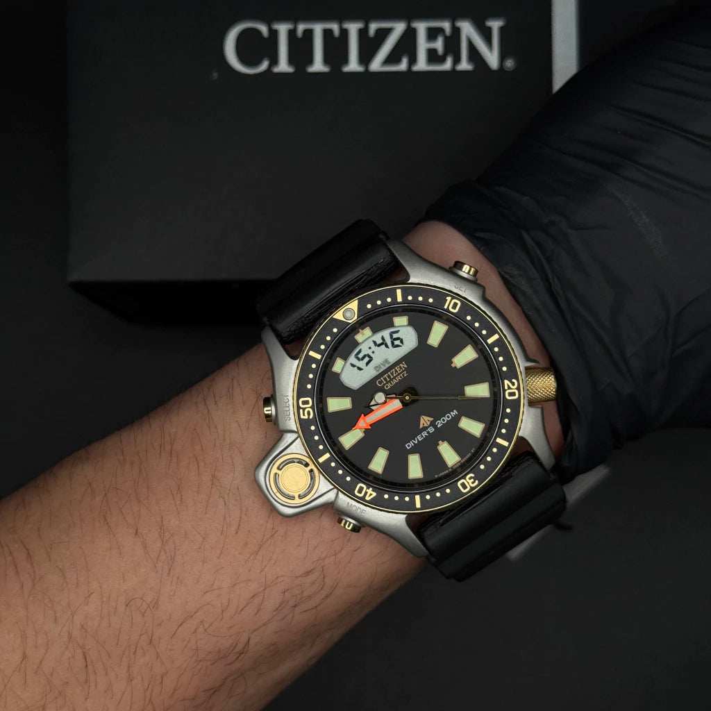 Relógio Citizen Aqualand I Relançamento Serie Ouro - JP2004-07e