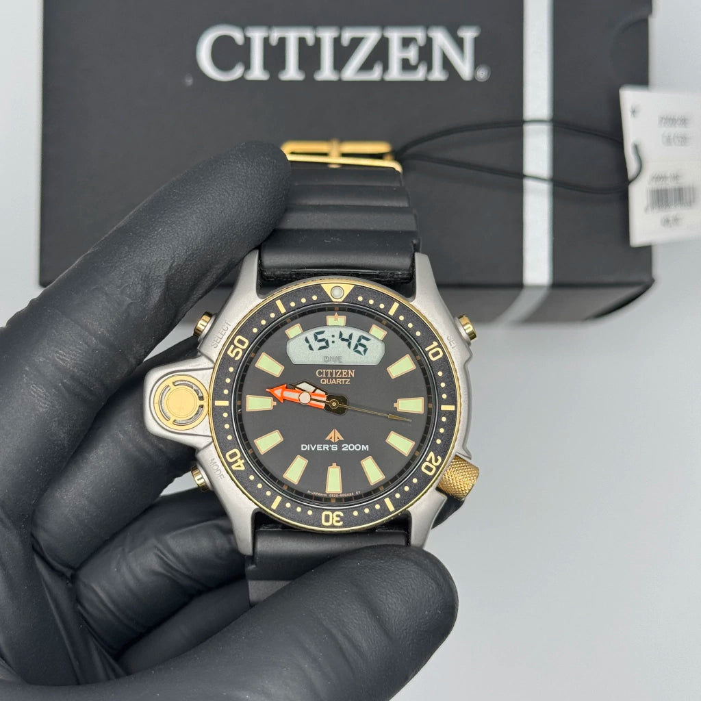 Relógio Citizen Aqualand I Relançamento Serie Ouro - JP2004-07e