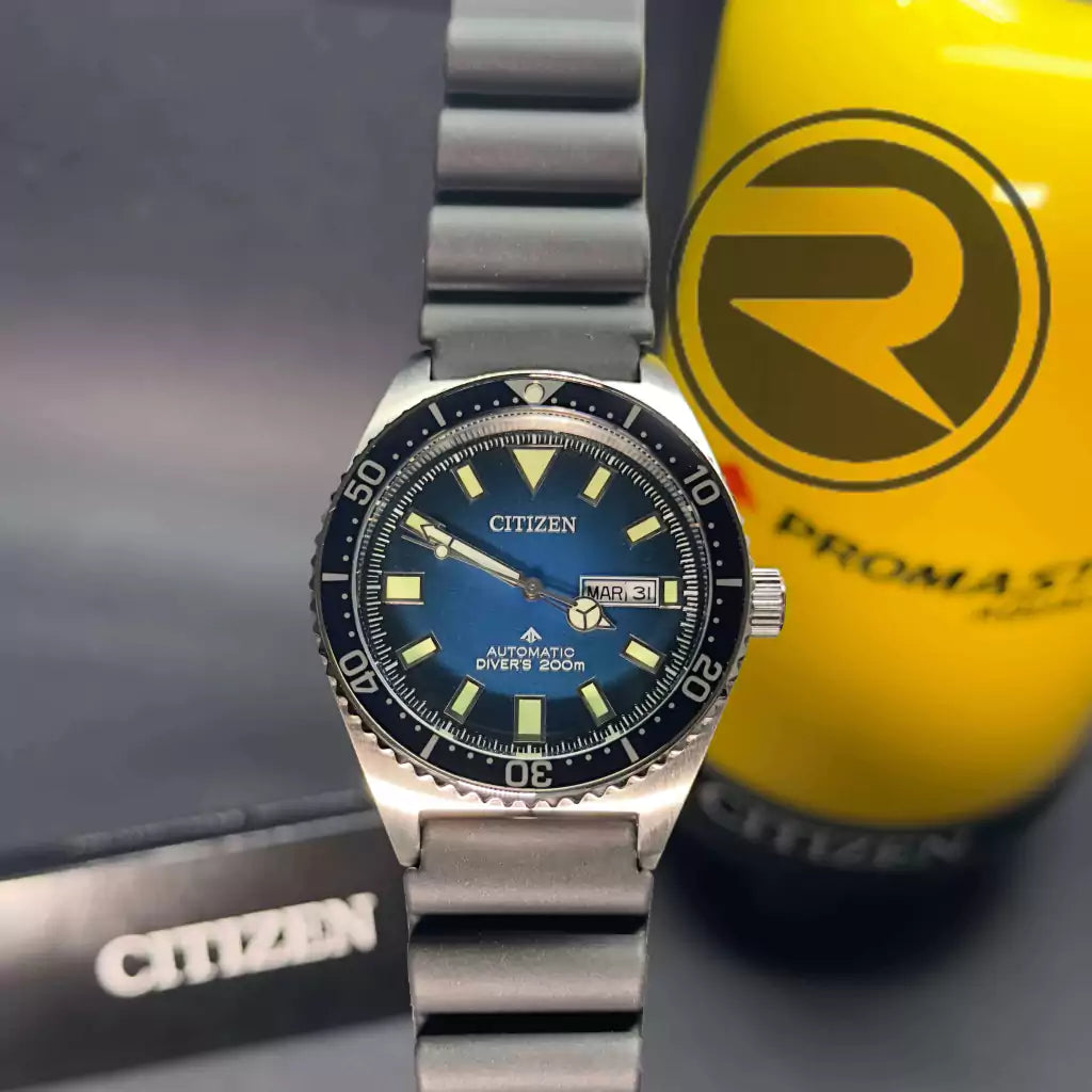 Relógio Citizen Automatic Azul - NY0129-07L