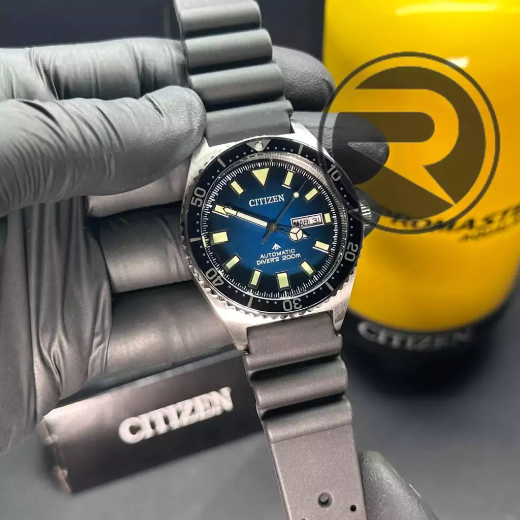 Relógio Citizen Automatic Azul - NY0129-07L