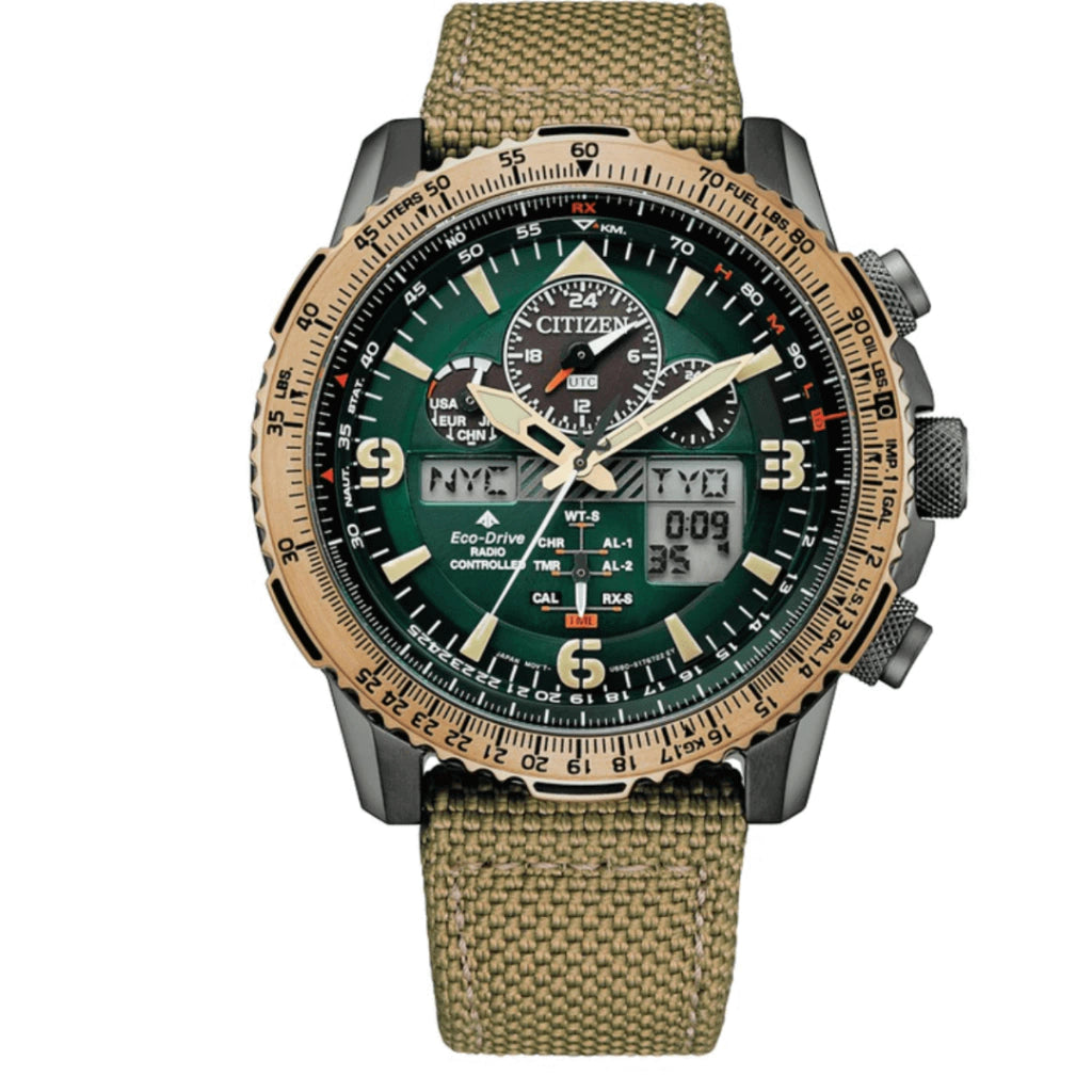 Reloj Citizen Radio Controlled Verde - JY8074-11X