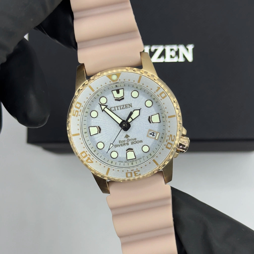 Relógio Citizen Feminino Aqualand Marine Eco Drive - EO2023-00A