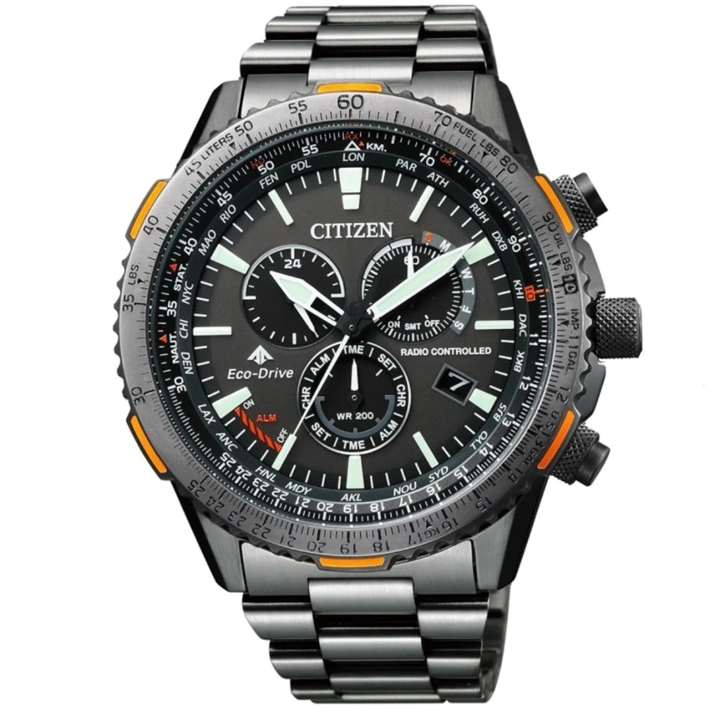 Relógio Citizen Rádio Controlled Crono Pilot CB5007-51H