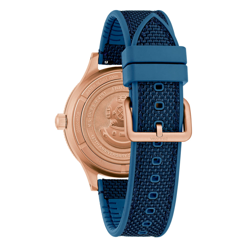Bulova Mil Ship Automatic Watch - 98A325