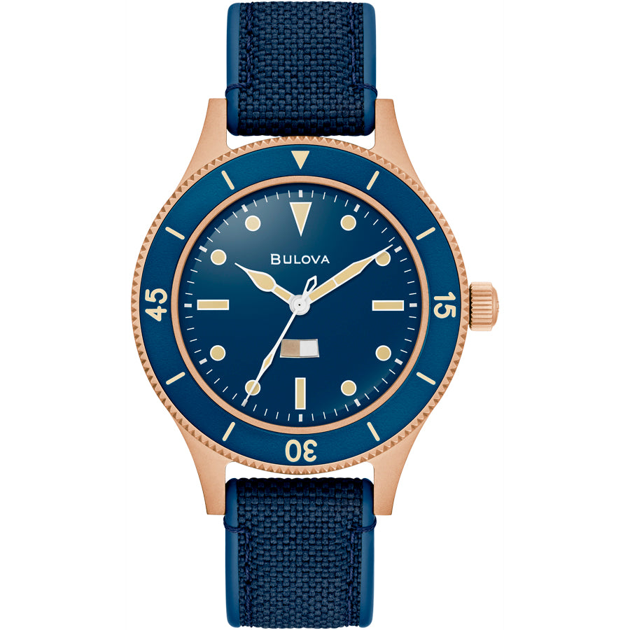 Bulova Mil Ship Automatic Watch - 98A325