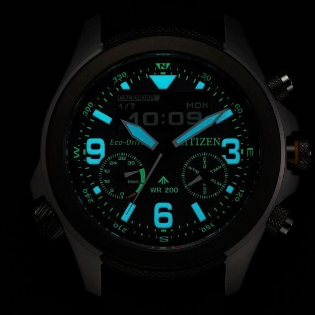 Relógio Citizen Eco Drive Land - JV1007-07e