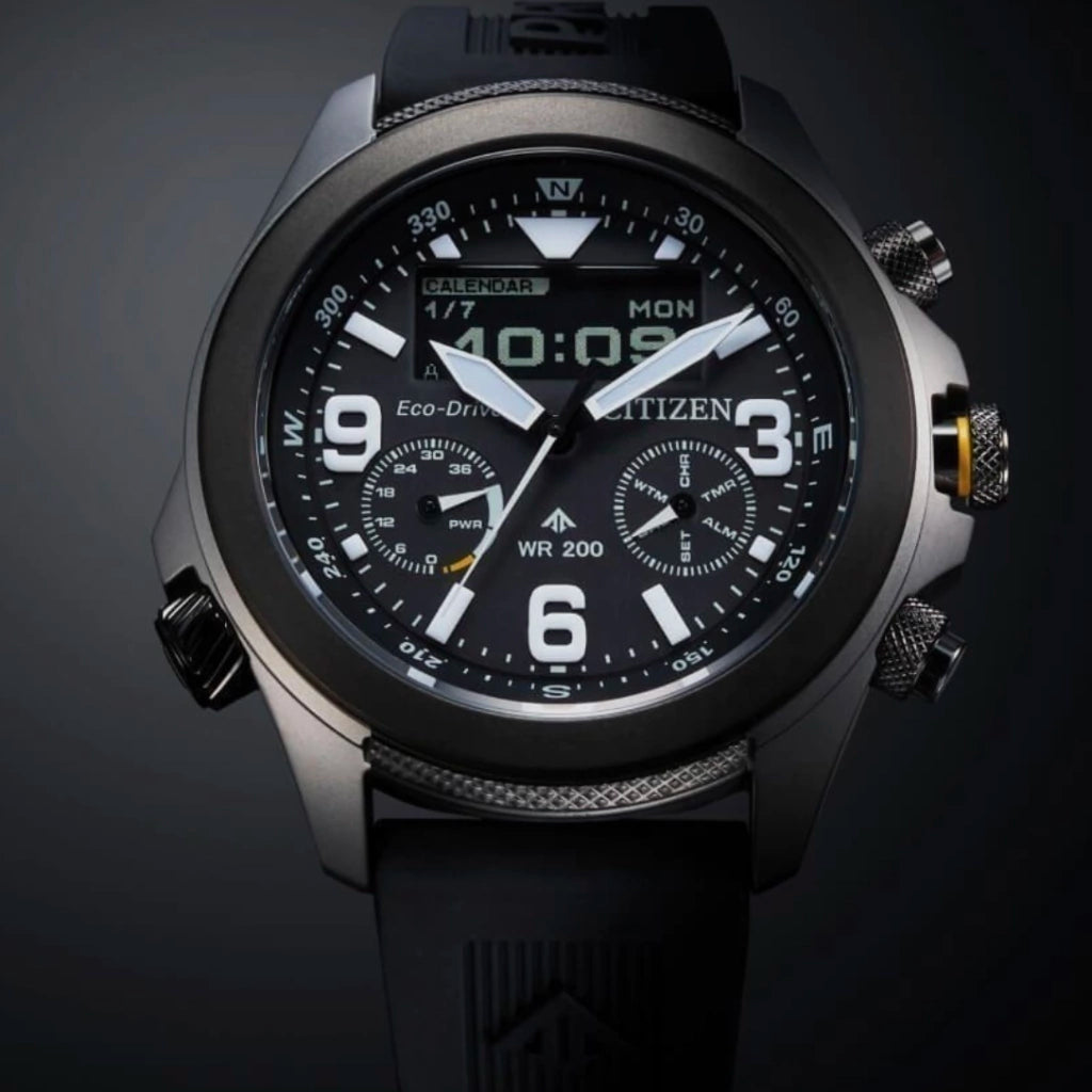 Relógio Citizen Eco Drive Land - JV1007-07e