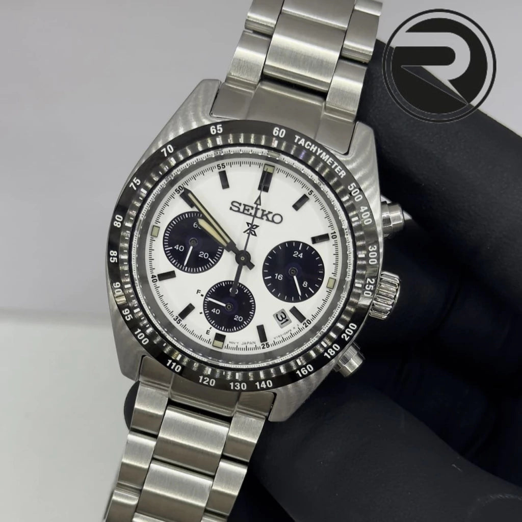 Relógio Seiko Prospex Speedtimer - SSC813P1 Cronógrafo Solar Panda