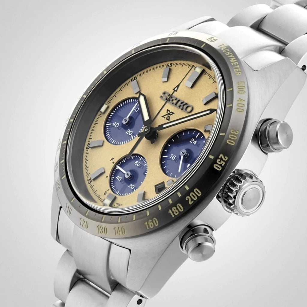 Relógio Seiko Prospex Speedtimer- SSC817P1 Cronógrafo Solar Gold