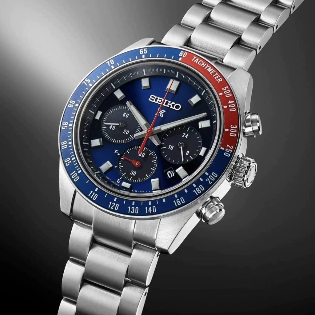 Relógio Seiko Prospex Speedtimer - SSC913P1 Cronógrafo Solar Pepsi