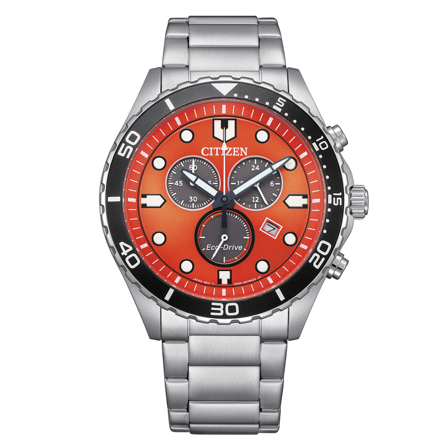 Citizen Eco-Drive Chrono Sporty-Aqua Watch - AT2560-84X